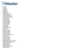 Tablet Screenshot of docs.atlassian.com