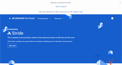 Desktop Screenshot of developer.atlassian.com
